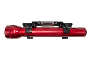 Jeep Wrangler JKU Flashlight Mount - Front Seat - Fishbone Offroad - Black - `07-`18